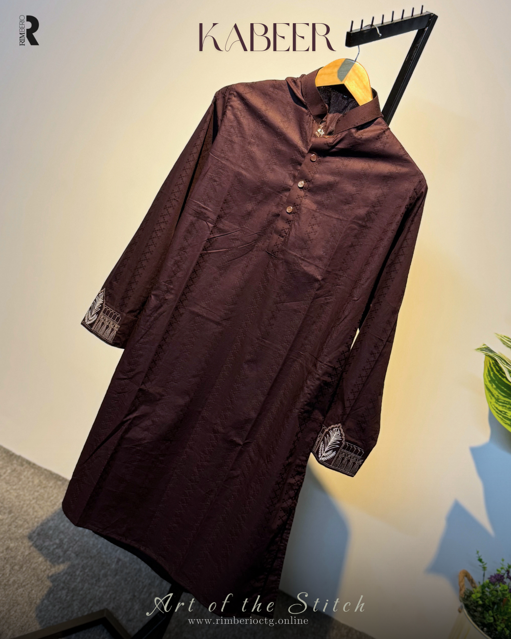 KABEER | MAROON PANJABI