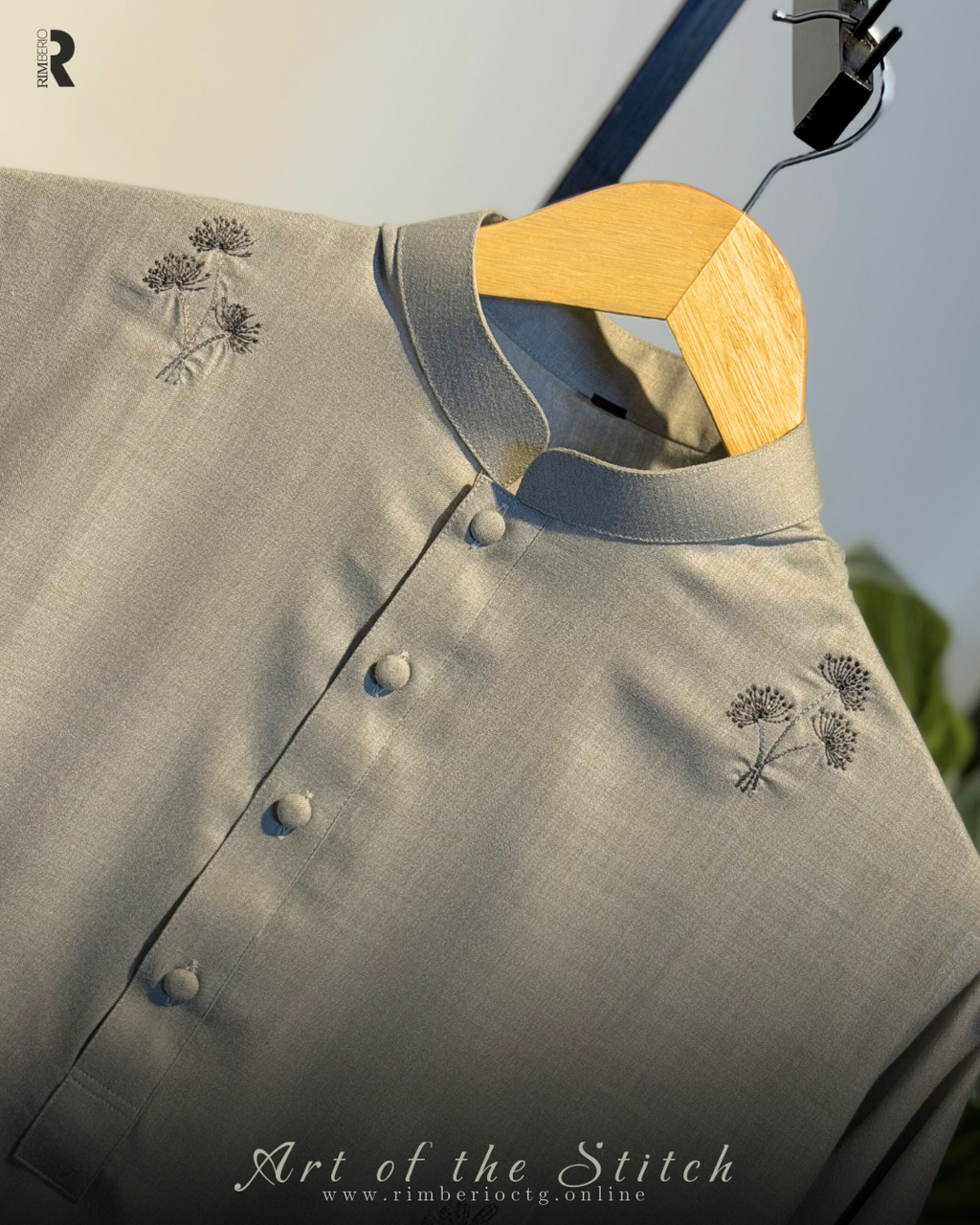 (Pre Order)WAQAR | STONE GREY PANJABI