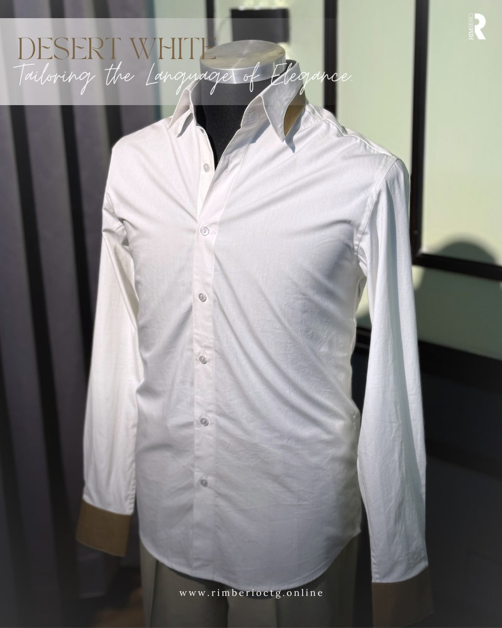 DESERT WHITE FORMAL SHIRT