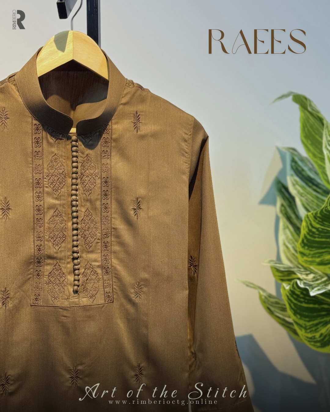 RAEES | MOCHA BROWN PANJABI