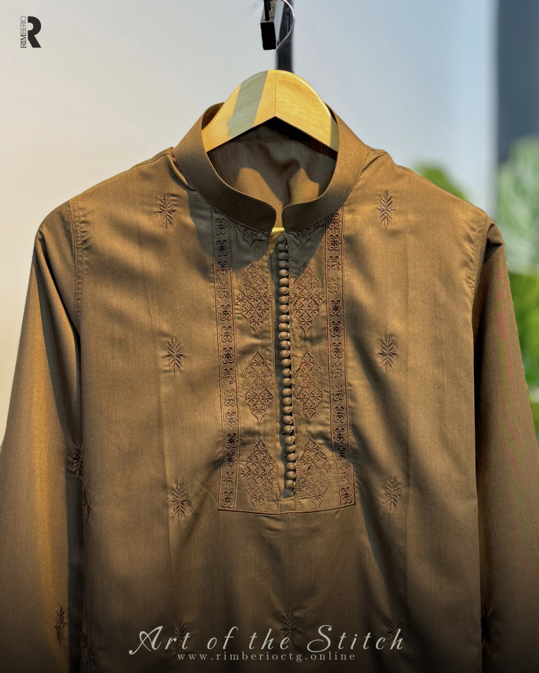 RAEES | MOCHA BROWN PANJABI