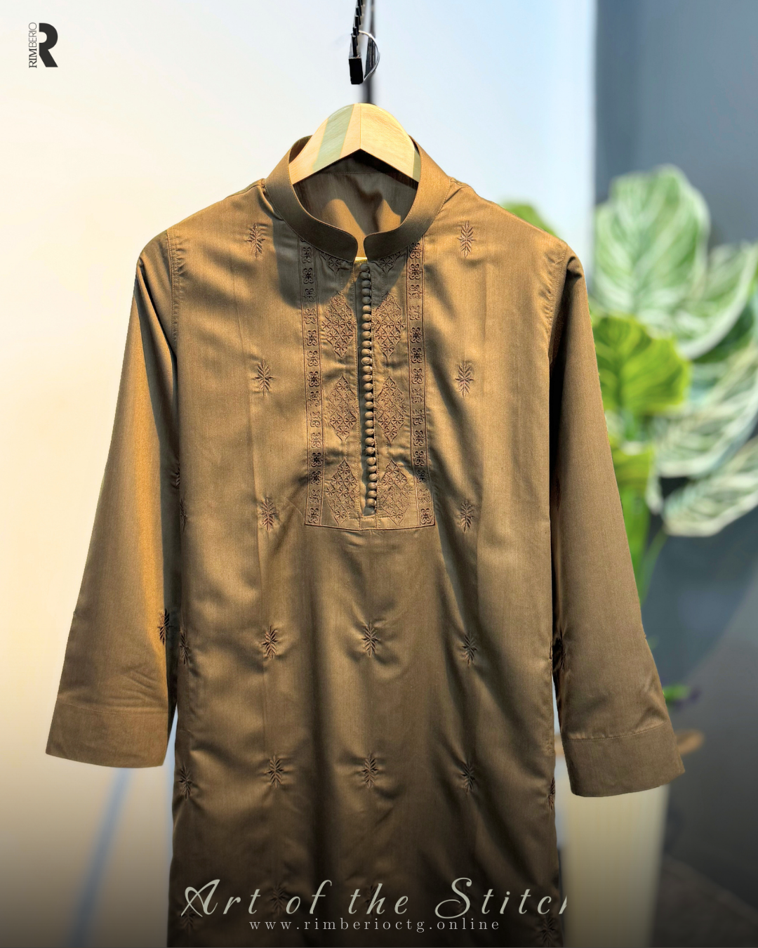 RAEES | MOCHA BROWN PANJABI