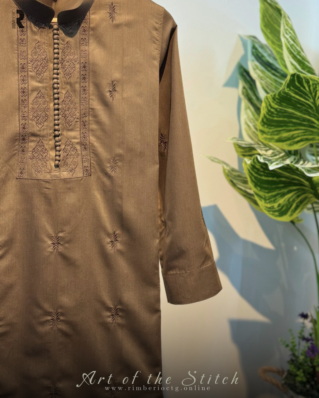 RAEES | MOCHA BROWN PANJABI