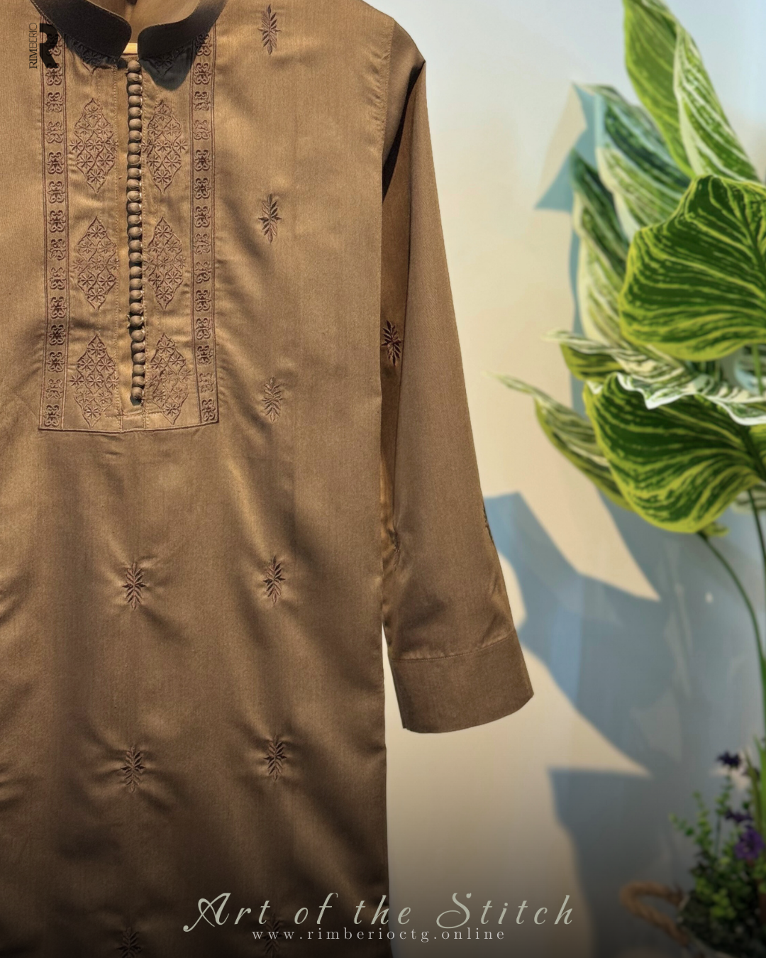 RAEES | MOCHA BROWN PANJABI