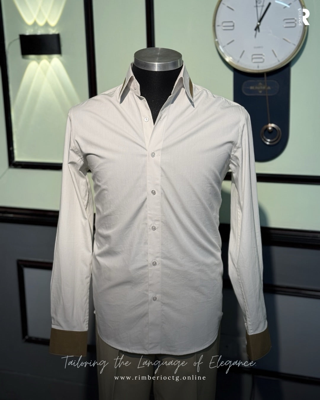 DESERT WHITE FORMAL SHIRT