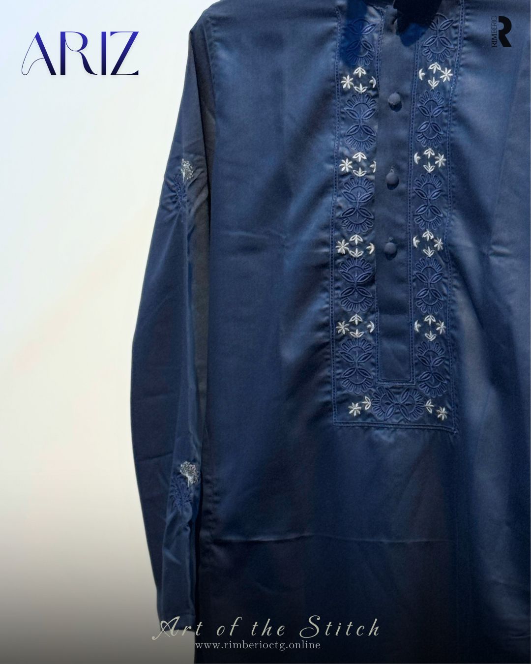 ARIZ | NAVY BLUE PANJABI