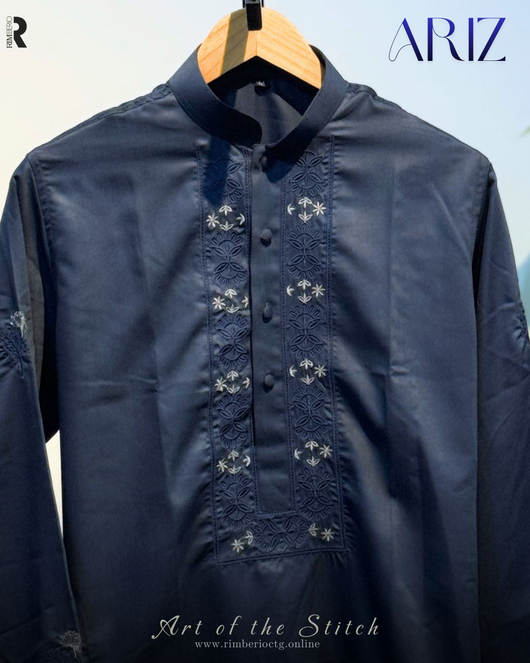 ARIZ | NAVY BLUE PANJABI