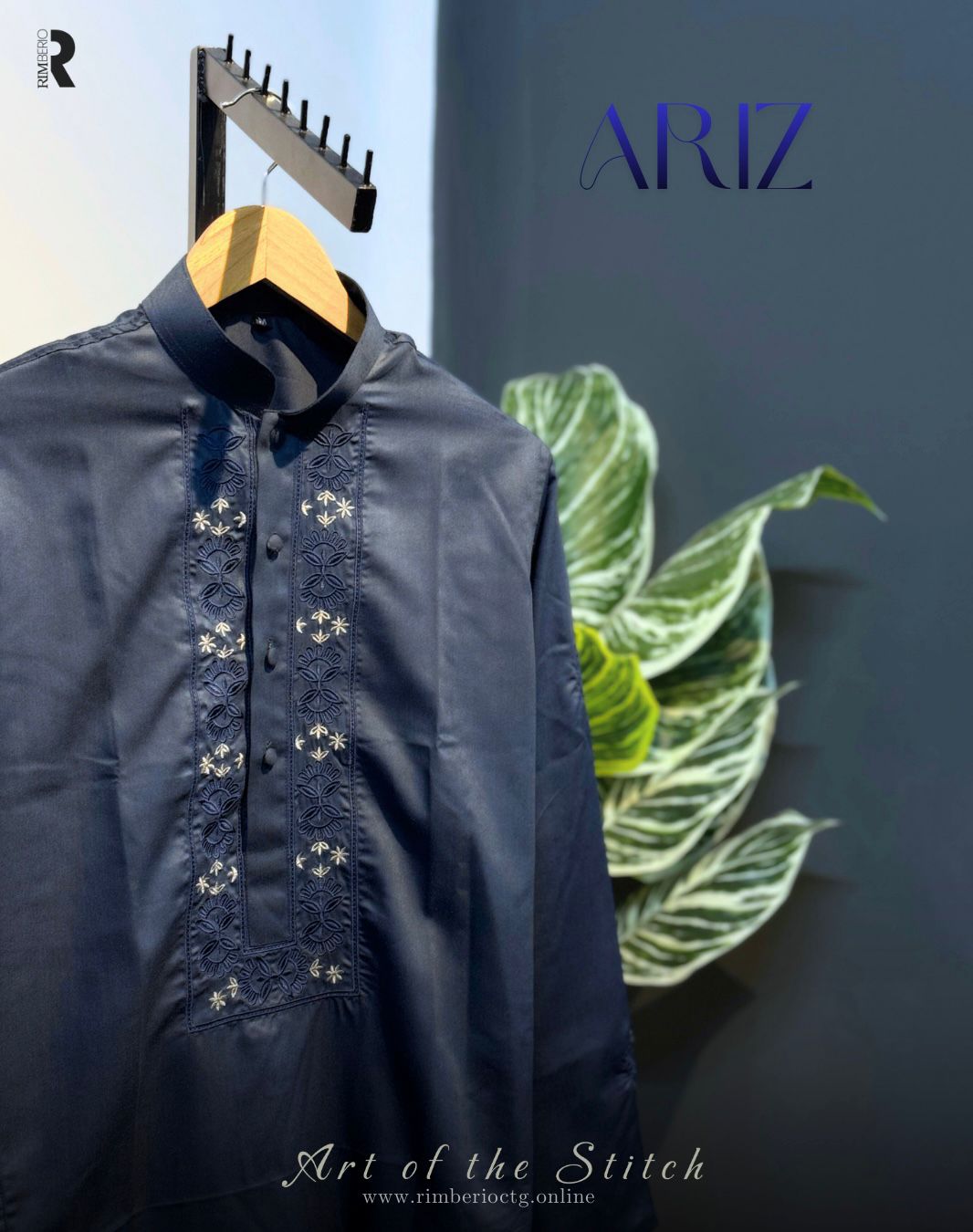ARIZ | NAVY BLUE PANJABI